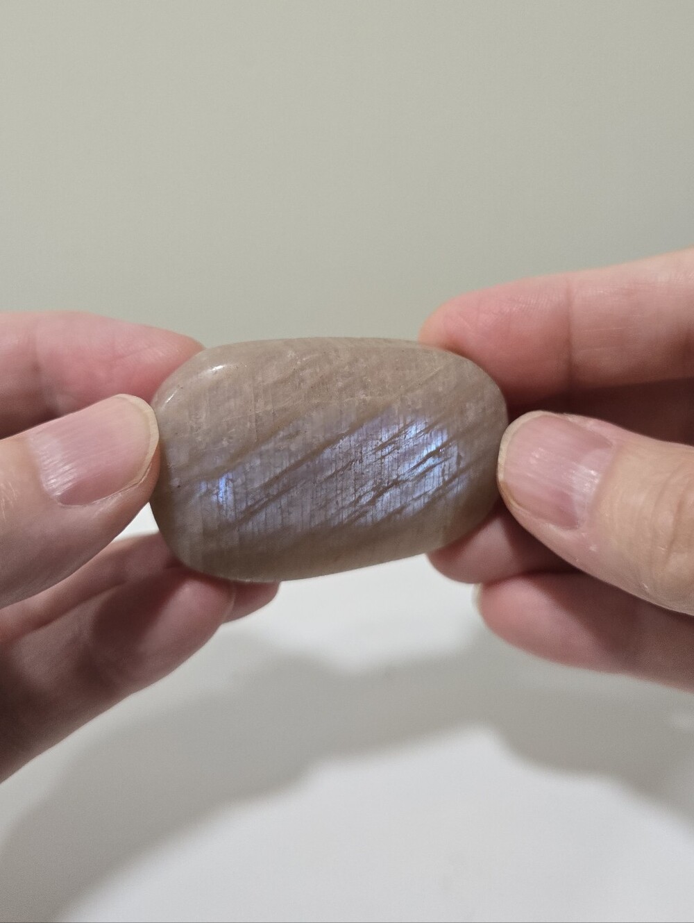 Moonstone Crystal Palmstone #F - Picture 4 of 8